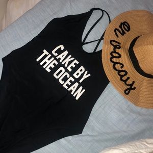 Cake by the ocean one piece bathing suit
